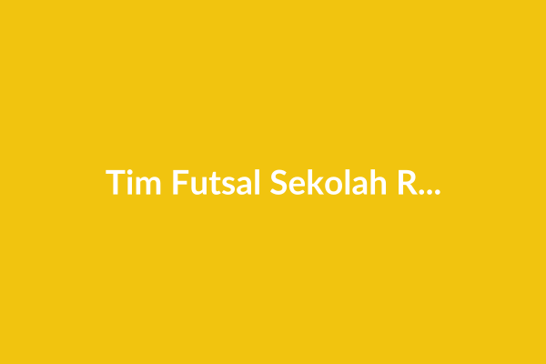 Tim Futsal Sekolah Raih Medali Perak